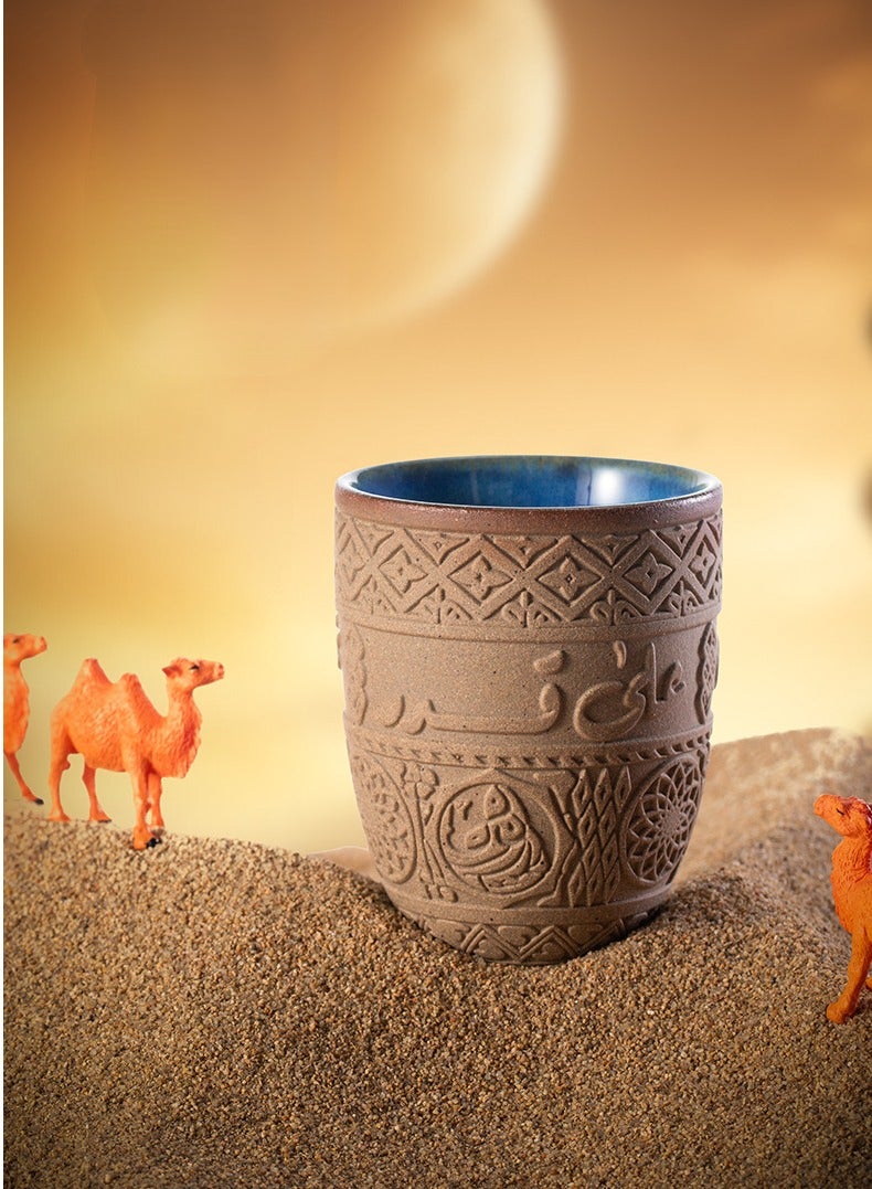 كأس تصميم فريد من نوعه ، فنجان قهوة دائم ، كوب شاي ، مناسب للمنزل وفي الهواء الطلق ، 1pc - Image 2