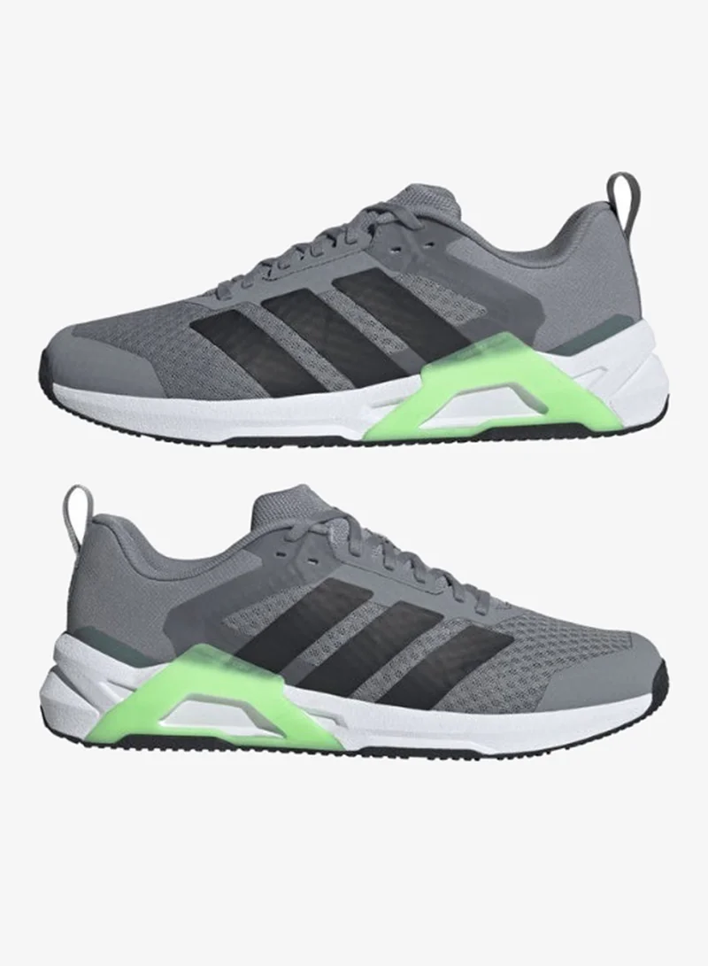 Adidas GREY/CBLACK/LIMBUR Dropset Control Training Shoes for Men | Best Price UAE