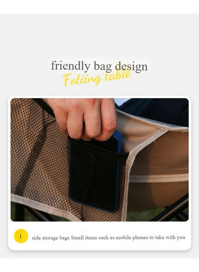 Anna Outdoor Portable Multi-Functional Folding Lounge Chair for Camping and Beach Relaxation - Image 2