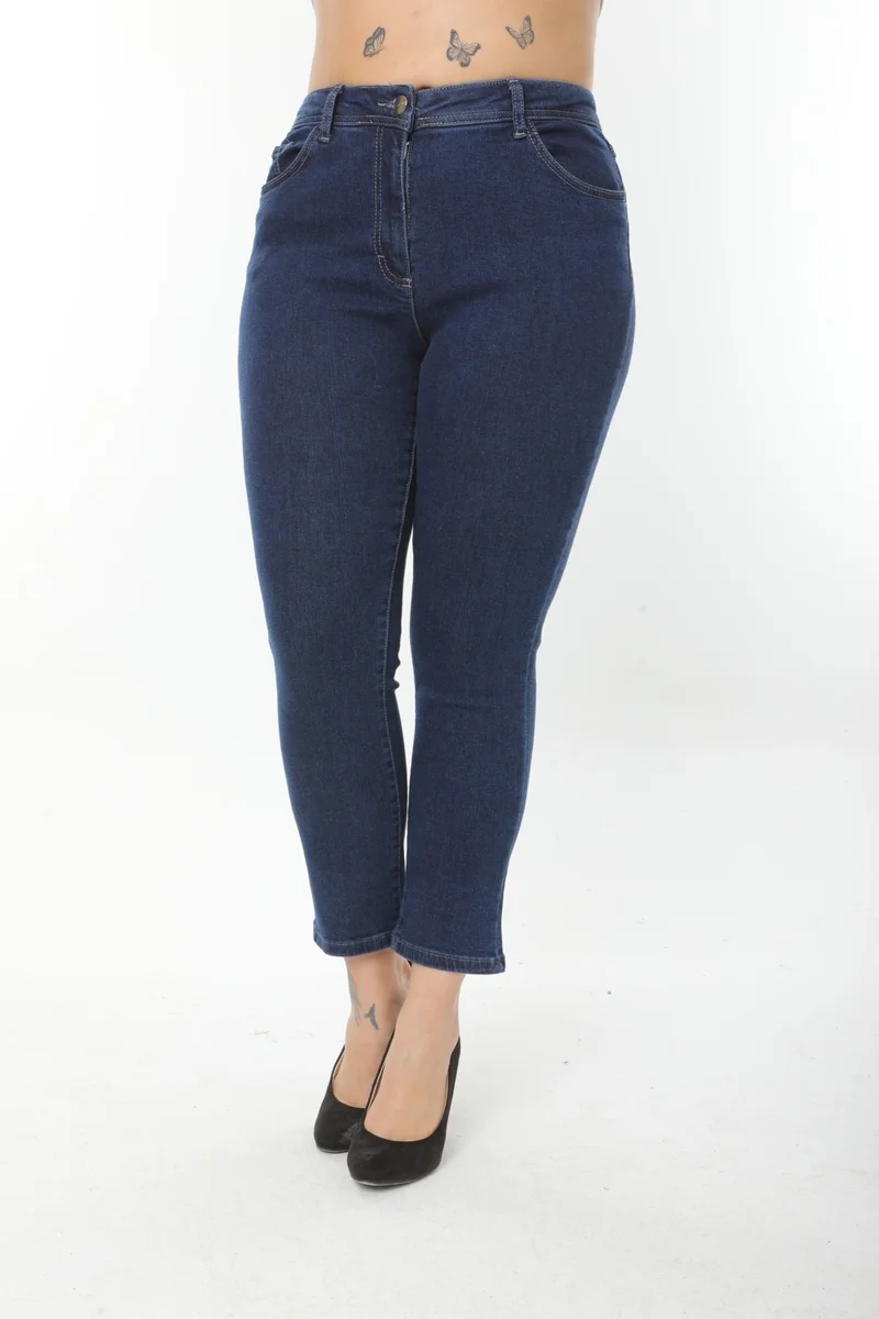 Era Lisa Lycra Colorfast Fabric Slimming Women Plus Size Jeans
