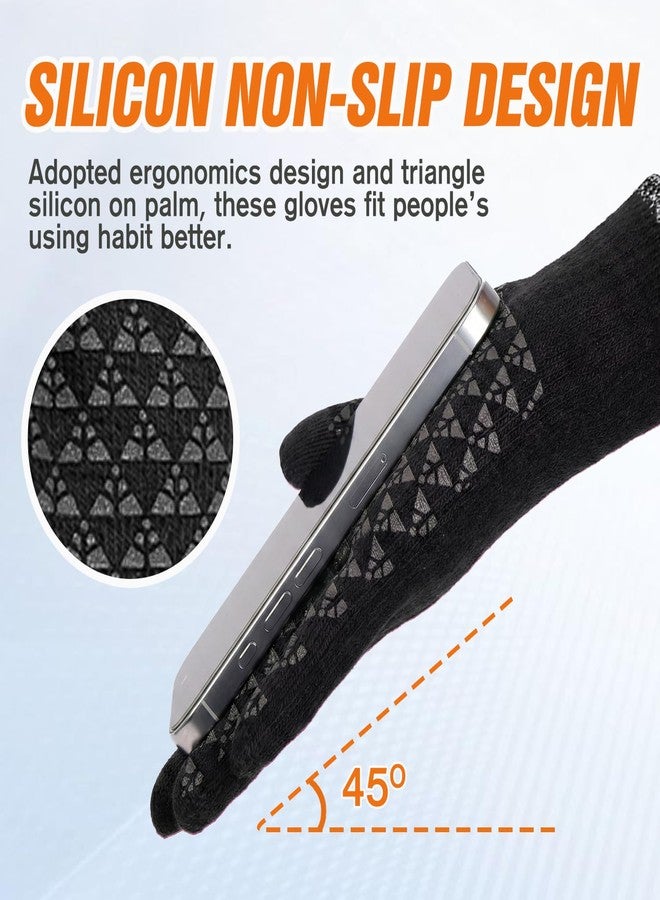 MA COWCF Winter Gloves (Black, One Size) - Image 3