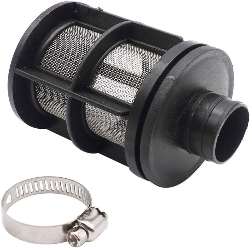 AIB2C 25mm Air Intake Filter Silencer with Seal Clamp - Image 1