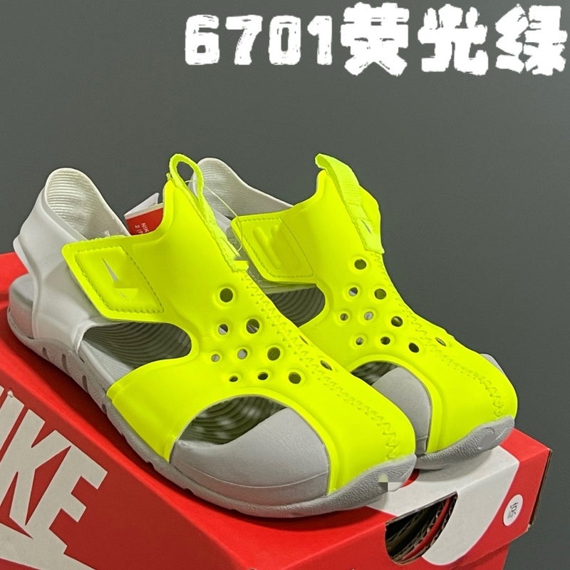 Putian Kidsren'S Shoes Nk Style Soft-Soled Airplane Toe Hole Beach Shoes For Boys And Girls, Kidsren'S Sandals - Image 1