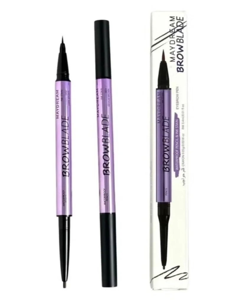 مي دريم قلم حواجب مقاوم للماء بني غامق