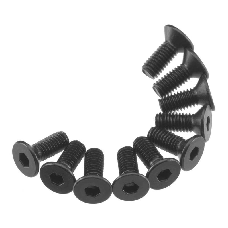 Axial AXA144 Hex Flat Head Screws (10-Piece), 3x8mm, Black - Image 5