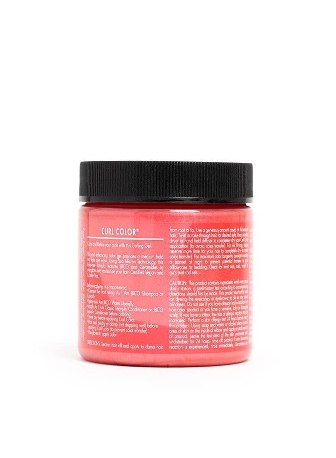 As I Am Curl Color - Flamingo Pink - 6 oz - Temporary Color Gel - Vegan & Cruelty Free - Image 2