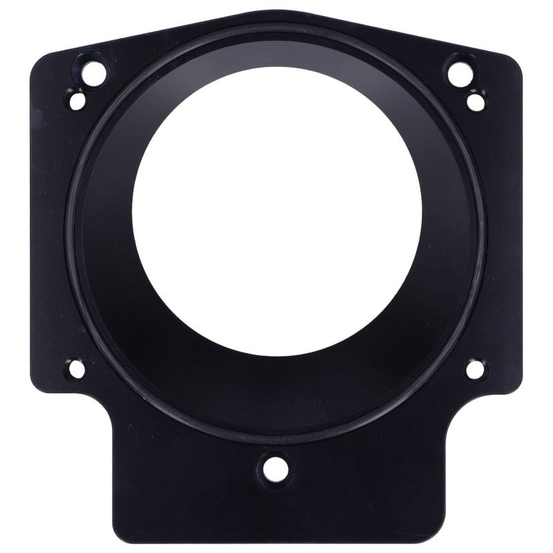 LS1 Intake Manifold Adapter: 3.6 Inch Black Aviation-Grade Aluminum Alloy Plate - 3/4 Inch Thickness 3D Machined Maximize Airflow LS Throttle Body Adapter for LS1 LS2 LS6 LS3 LS7 LS4 SX GM Gen III LS - Image 2