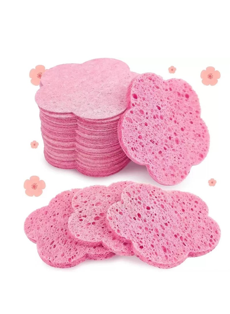 Facial Cleansing Sponge 50 Pcs - Image 1
