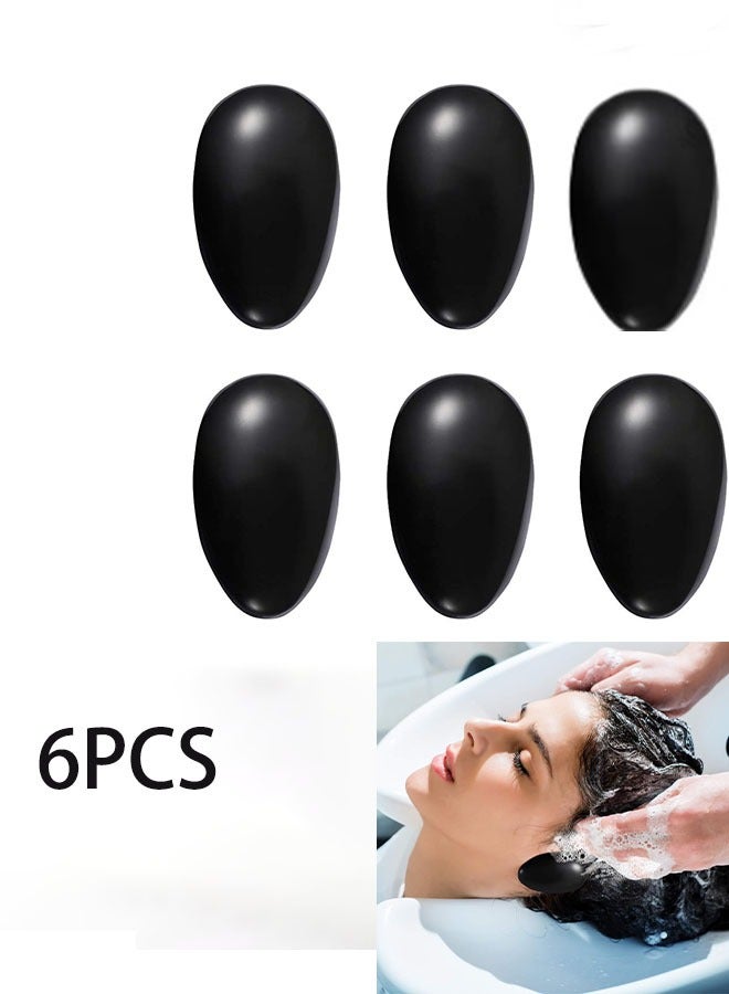 جيوستوس 6pcs أسود مهني الشعر سالون أذن أذن منصات أذن أذن واقي الأذن تصفيف الشعر تلوين الأذن الأذن - Image 1