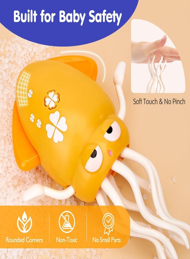hahaland Dancing Octopus Baby Toys, Magic Musical Crawling Tummy Time Toy, Toddler Sensory Toys for 3 4 5 6 Year Old Boy Girl Birthday Gifts, Funny Squid with Led Light & Music - Image 5