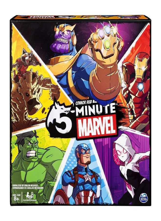 Spin Master Games 5-Minute Marvel, Fast-Paced Cooperative Card Game for Marvel Fans and Kids Aged 8 and up - pzsku/Z5906AC8D823F18D2983EZ/45/_/1686133950/44b9956b-6c01-4cb8-9110-6f5707a1442f