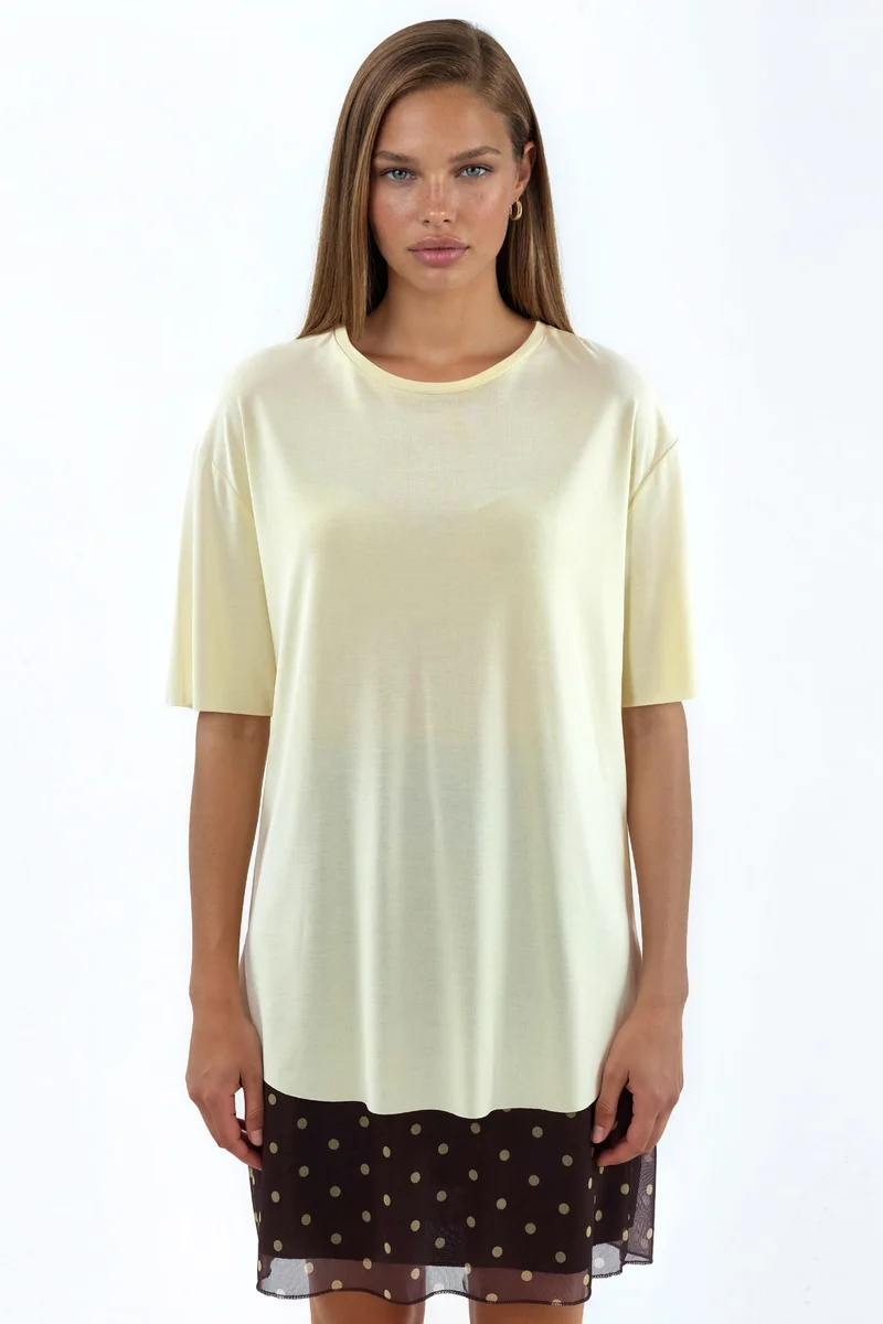 BUSEM Loose Fit Crew Neck T-Shirt