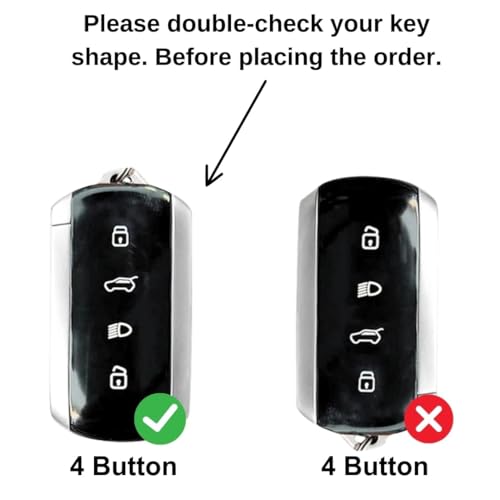Keycept Metal Alloy Key Cover Compatible for Tata Curvv, Curvv EV Smart Key with Keychain (Long Keychain). - Image 2