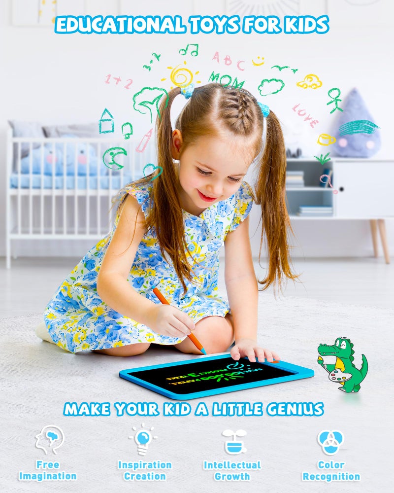KOKODI LCD Writing Tablet for Kids 10 Inch, Kids Toys for 3 4 5 6 7 8 Years Old Boys and Girls, Colorful Doodle Board, Gift for Toddler Age 3-12 Years, Memo Board, Drawing Pad with Pen - Image 5