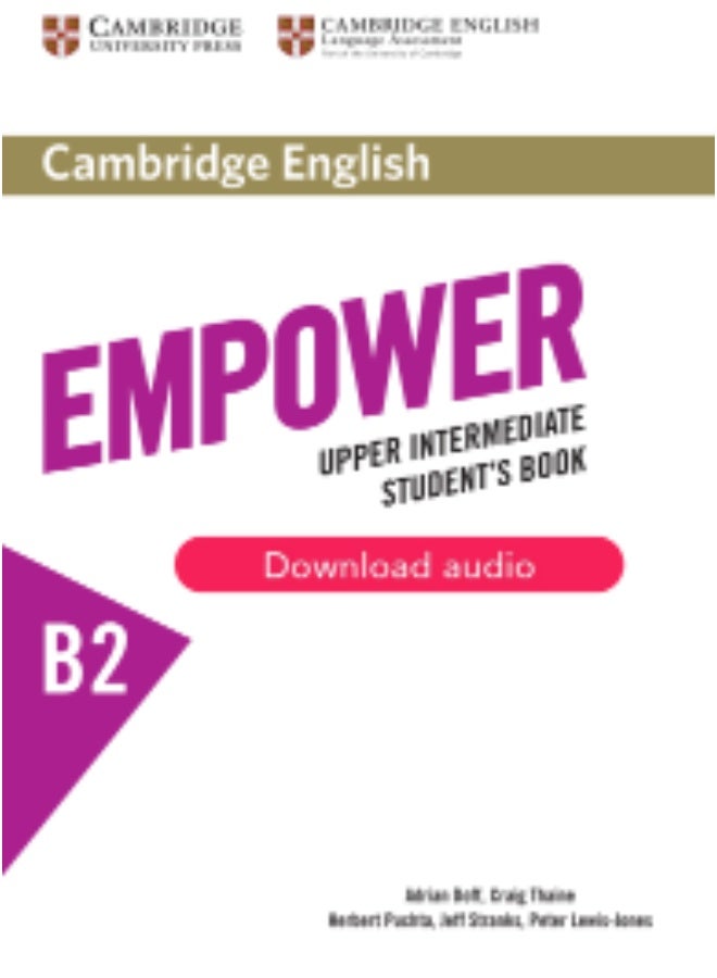 Cambridge Empower - English Course for adults - English language teaching and methodological kit for adults _ level B2_Upper_Intermediate_Students_Book - Image 1