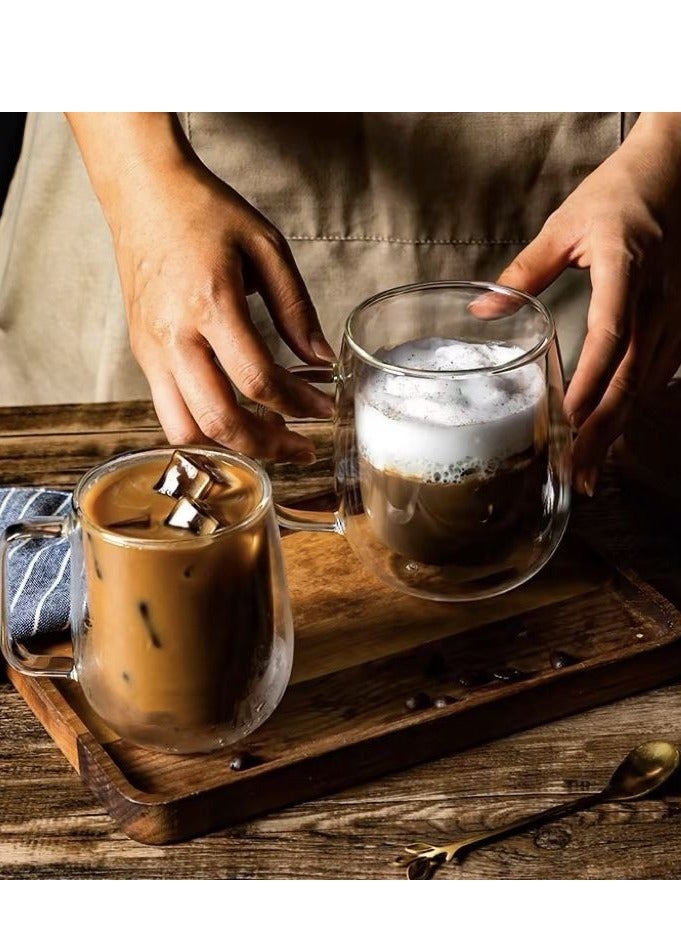 2-piece insulated double-walled glass 350ml - Image 1