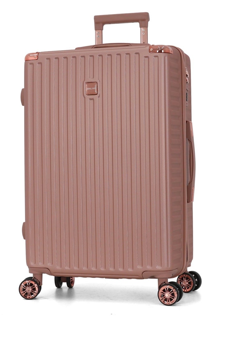 DILIXI Hardside Luggage Trolley Bag 5 Pieces set,Rose Gold (BC-12,S-20,M-24,L-28,XL-32 Inch) - Image 2