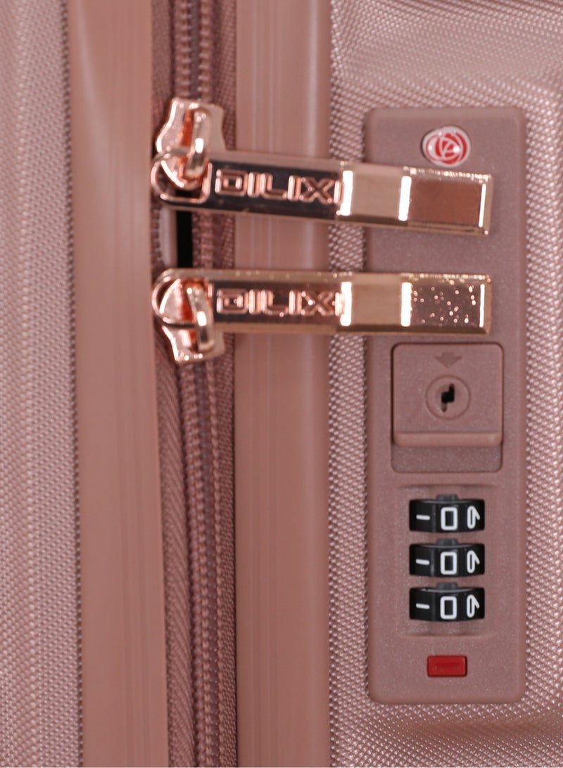 DILIXI Hardside Luggage Trolley Bag 5 Pieces set,Rose Gold (BC-12,S-20,M-24,L-28,XL-32 Inch) - Image 5