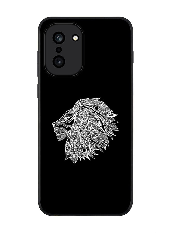 For OnePlus 15R Case,Slim fit Camera Protection, Shockproof Thin Phone cover  - Lion Abstract