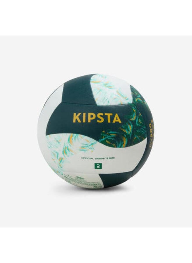 KIPSTA Beach Volleyball Replica Hybrid - Green/White  - Image 1