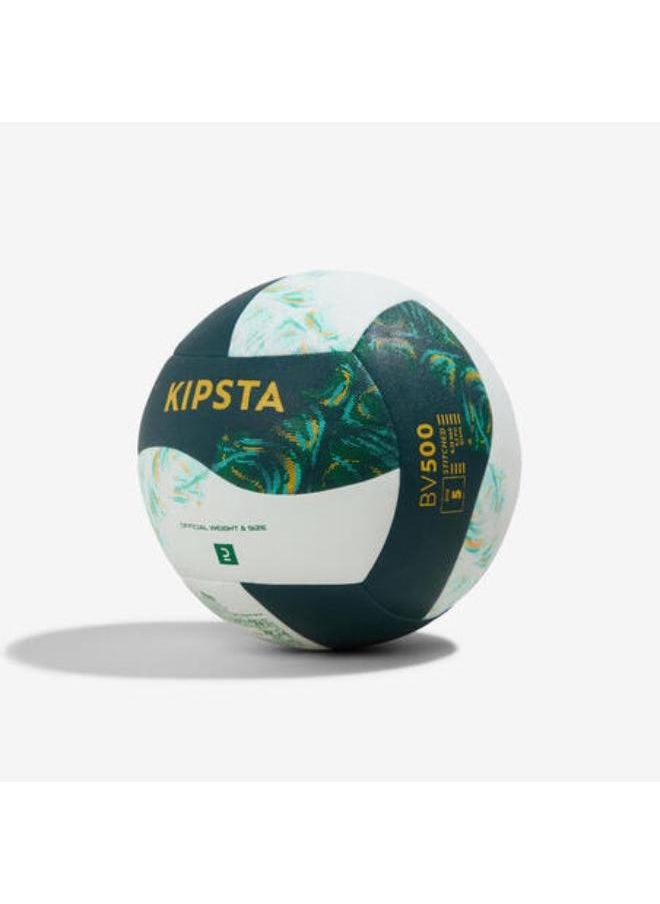 KIPSTA Beach Volleyball Replica Hybrid - Green/White  - Image 3