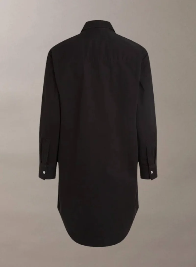 Calvin Klein Jeans Ck Black Relaxed Shirt Dress for Women | Best Price UAE