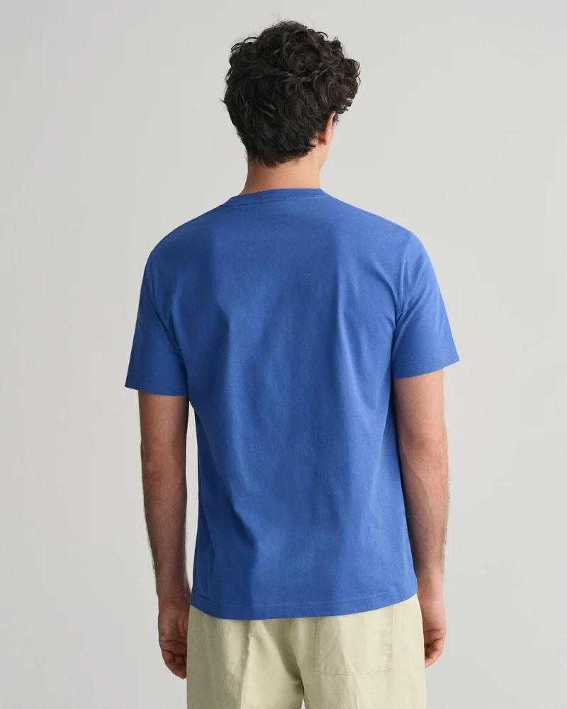 GANT  Gant Regular Fit Archive Shield Embroidered Short Sleeve T-Shirt for Men | Best Price UAE