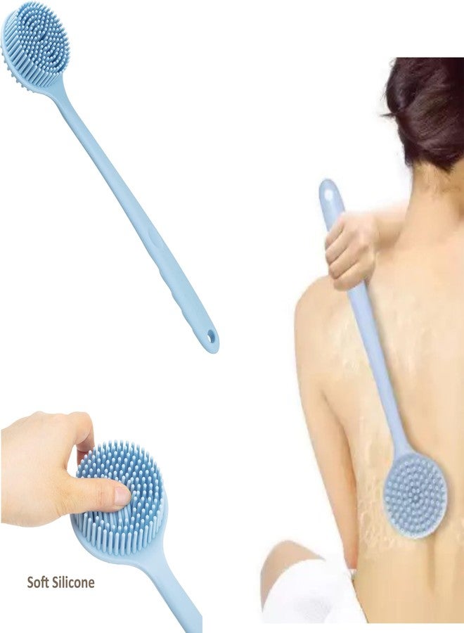 draval Shower Brush for Women, Bathroom Brush, Bathtub Brush, soft silicone Brush, (multicolor) - Image 2