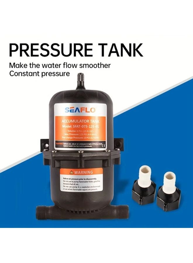 SEAFLO RV Water Pump Pressure Tank 0 75L For Interior Decoration And Exterior Expansion - Image 2