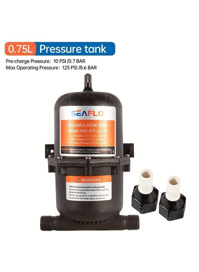 SEAFLO RV Water Pump Pressure Tank 0 75L For Interior Decoration And Exterior Expansion - Image 1