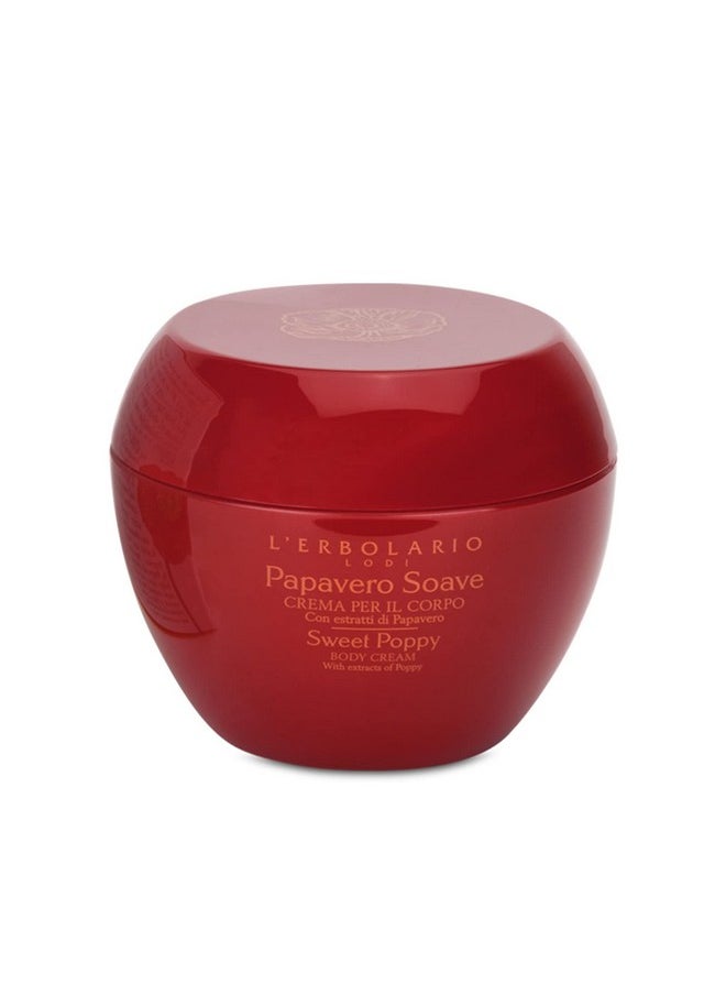 L'Erbolario Sweet Poppy Body Creamamber And Floral Fragrancehelps Leave The Skin More Suppleprotects Against The Risk Of Premature Ageinghas Moisturizing And Softening Properties6.7 Oz  - Image 1