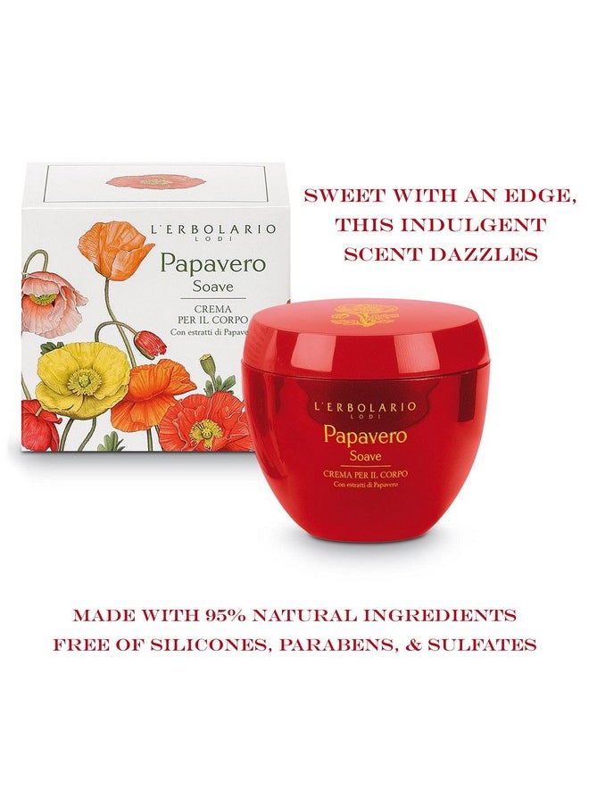 L'Erbolario Sweet Poppy Body Creamamber And Floral Fragrancehelps Leave The Skin More Suppleprotects Against The Risk Of Premature Ageinghas Moisturizing And Softening Properties6.7 Oz  - Image 2