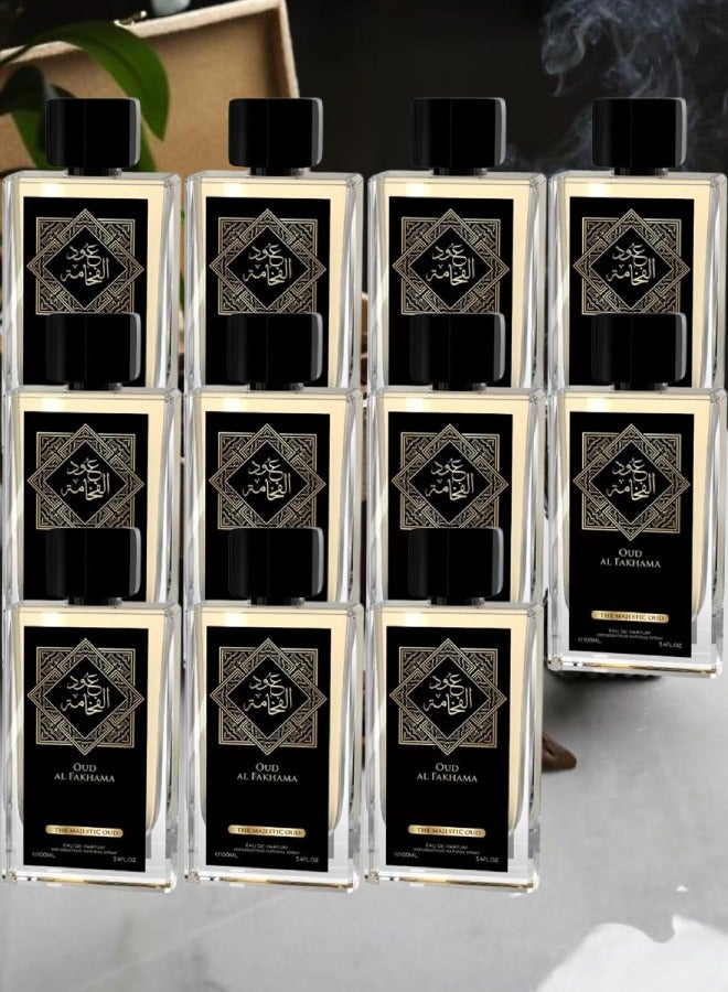 Al Fares 11 Pieces Oud Al Fakhama The Majestic Oud Perfume 100ml EDP - Image 1