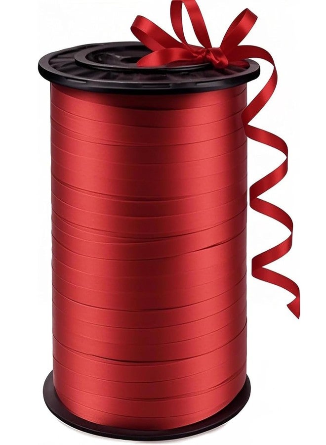 WFAUIBR 500 Yard Premium Red Curling Ribbon, 3/16" Curling Ribbon for Gift Wrapping, Balloon Ribbon, Balloon String, Party Birthday Wedding Decoration, Art Crafts - Image 1
