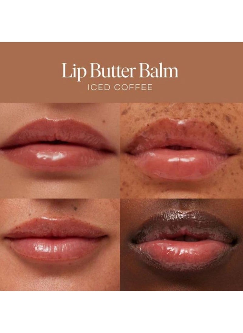 SUMMER FRIDAYS - Tinted Lip Butter Balm - Conditioning Vegan Lip Balm for Instant Moisture, Shine & Hydration - Sheer-Tinted, Soothing Skincare - Iced Coffee (.5 Oz) - Image 1