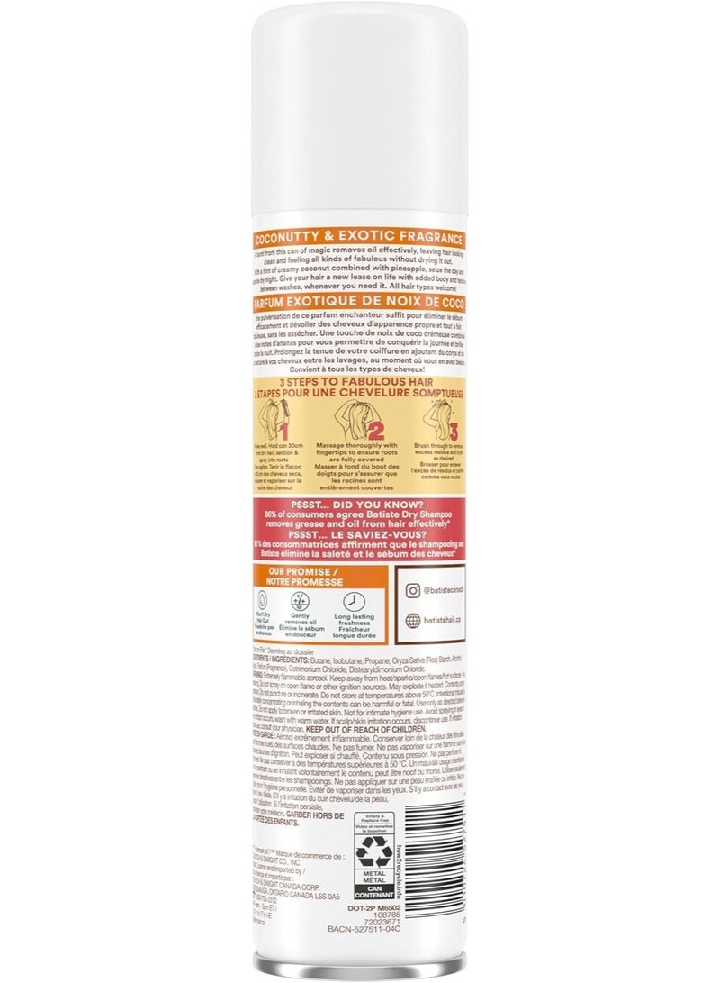 Batiste Tropical Dry Shampoo, 200ml - Image 2