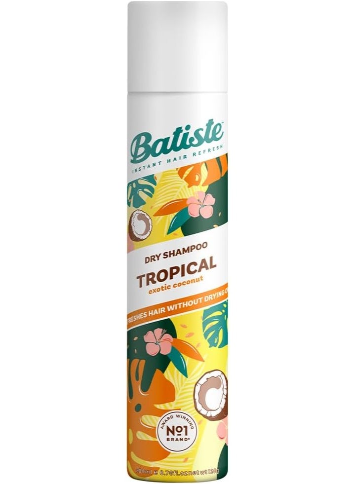 Batiste Tropical Dry Shampoo, 200ml - Image 1