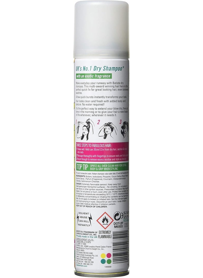 Batiste Tropical Dry Shampoo, 200ml - Image 5