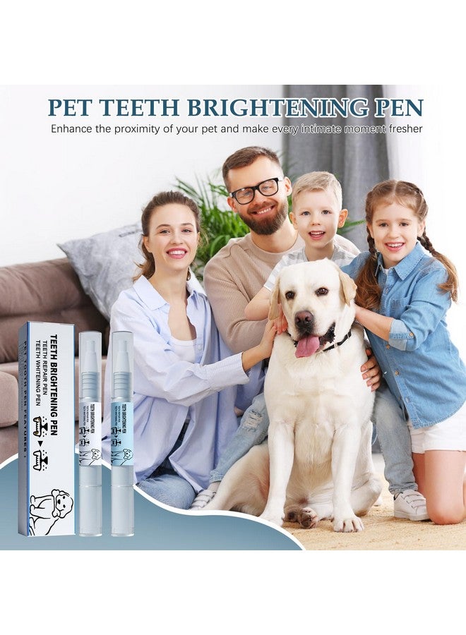Omaky Omaky 4Pcs Pet Toothbrush Pen, 2025 New Upgrade Dog Teeth Cleaning Pen, Pet Teeth Repairing Kit, Cat/Dog Teeth Brightening Pen for Pet Dental Care Fresh Breath - Image 5
