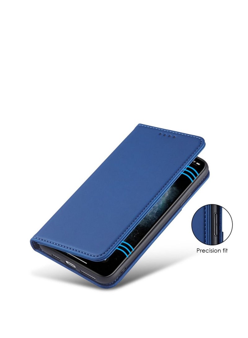 Loquat Suitable For iPhone Solid Color Flip Type Anti-fall Mobile Phone  Case - Image 2