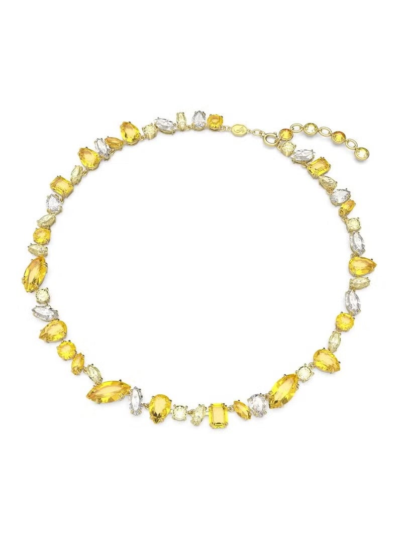 Swaro قلادة جيما قطع مختلطة باللون الأصفر - Image 2