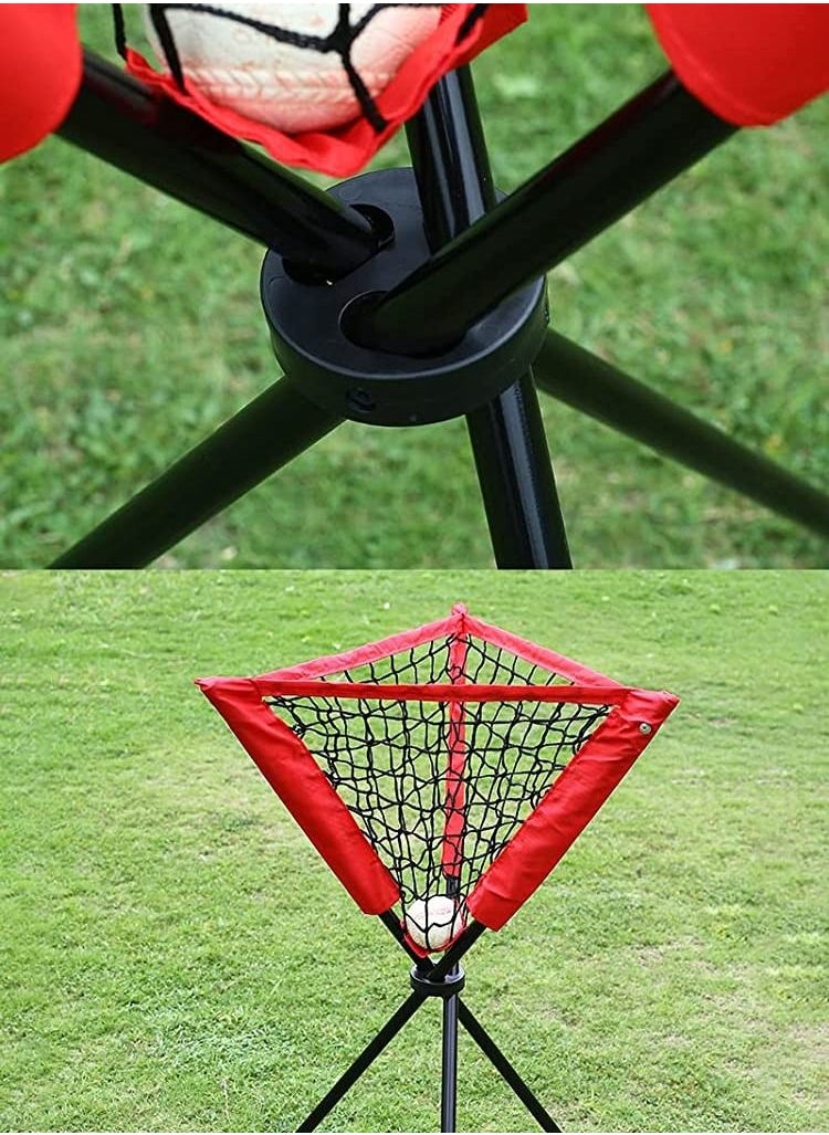 Royal Polar - Baseball Practice Net 7ft x 7ft Softball Practice Net Hitting Batting Catching Pitching Training Net with Strike Zone Fielding Net with Carry Bag Metal Bow Frame Great for All Skill Levels - Image 1