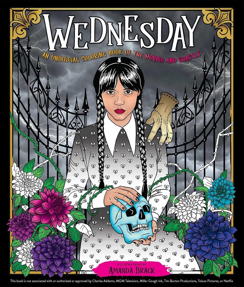 Wednesday: An Unofficial Coloring Book of the Morbid and Ghastly - Image 1