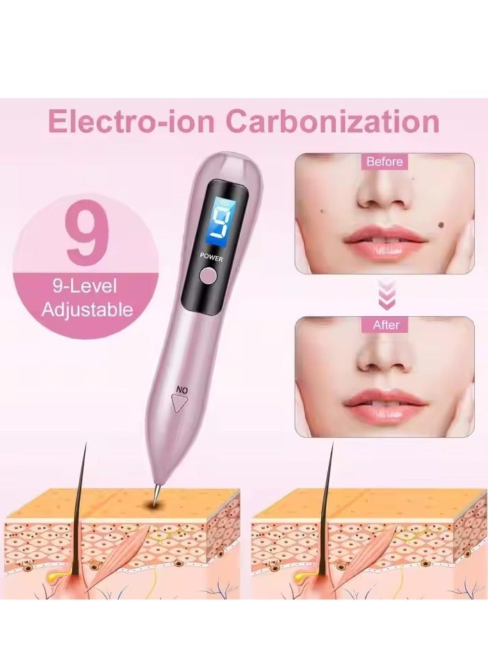Generic LCD display beauty mole removal pen, painless tattoo wart removal pen, portable beauty care equipment, small white mole removal pen, small mole removal pen, home facial traceless water repair cream  - Image 3