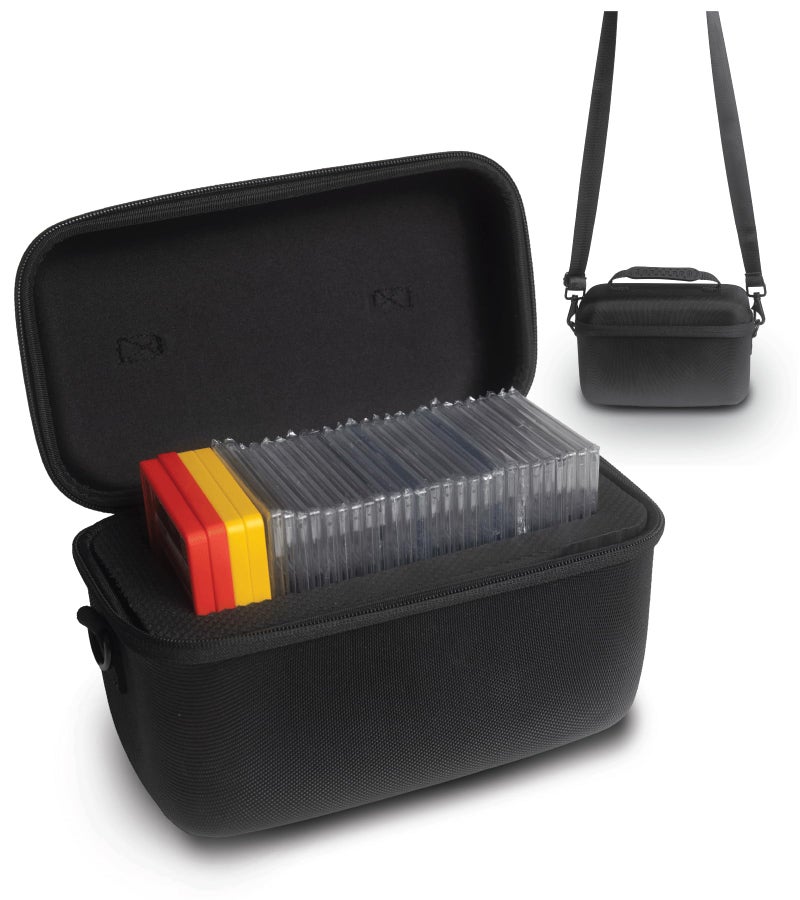 PANOPPLY Slab Armor Graded Card Storage Box for Sports and TCG Card Slab Case for Graded Cards Holder Graded Card Holder PSA Slab Storage Zipper Strap Graded Card Storage Box PSA Case BGS SGC CGC - Image 1