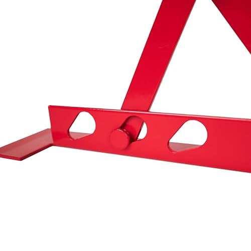 Guardian Fall Protection دعامة سقف قابلة للتعديل Guardian 2500 | لزوايا السقف 30 أو 45 أو 60 درجة | منصة قابلة للتعديل 10 بوصة | مطلية بالبودرة باللون الأحمر | متوافقة مع OSHA - Image 4