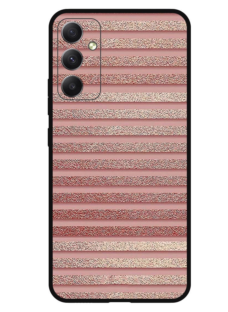 Theodor Protective Case Anti Scratch Shock Proof Bumper Cover For Samsung Galaxy F14 Pink Glitter Strips - Image 1