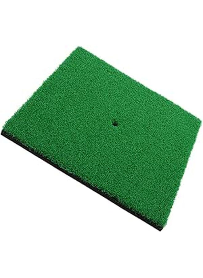 Golf Hitting Mat Nylon Grass 30x30cm Training Equipment Indoor Outdoor Practice Aid For Swing Chipping Driving - Image 1