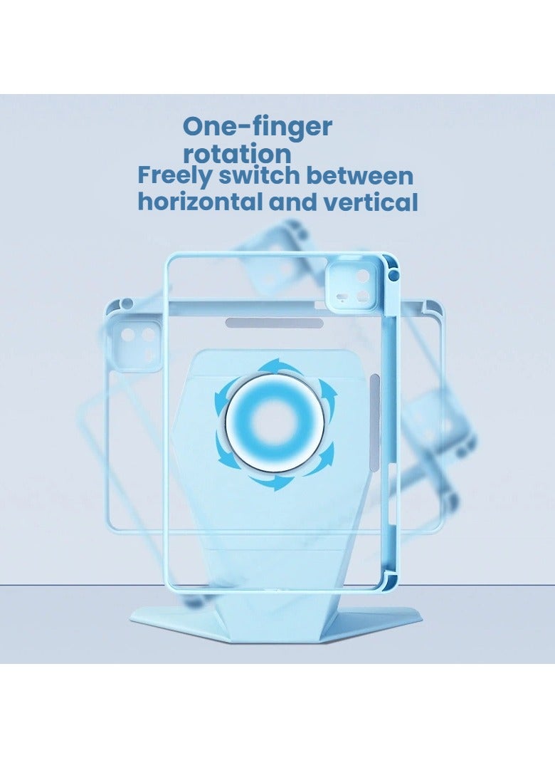 عام غطاء حلقة مغناطيسية عمودي لـ Xiaomi Pad 8/8 Pro 11.2 بوصة - حامل دوار منفصل، حماية شاملة من السقوط - Image 4