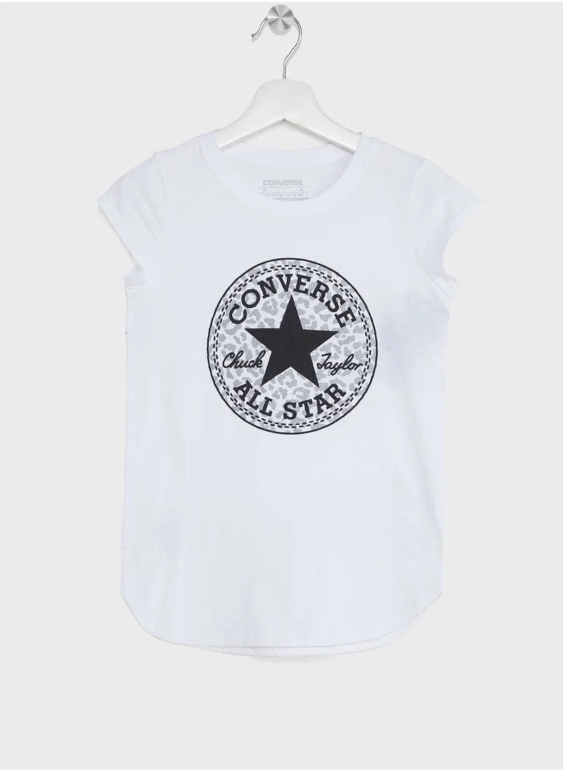 CONVERSE Youth Shine Printed Chuck T-Shirt